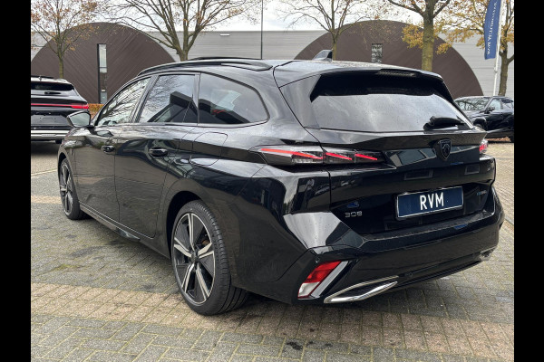 Peugeot 308 1.6 Plug-in Hybrid 225 GT STUUR + STOELVERW. MET MASSAGE| ELEK. STOEL| PANO| 360 CAMERA| ELEK. ACHTERKLEP| DODE HOEK| KEYLESS