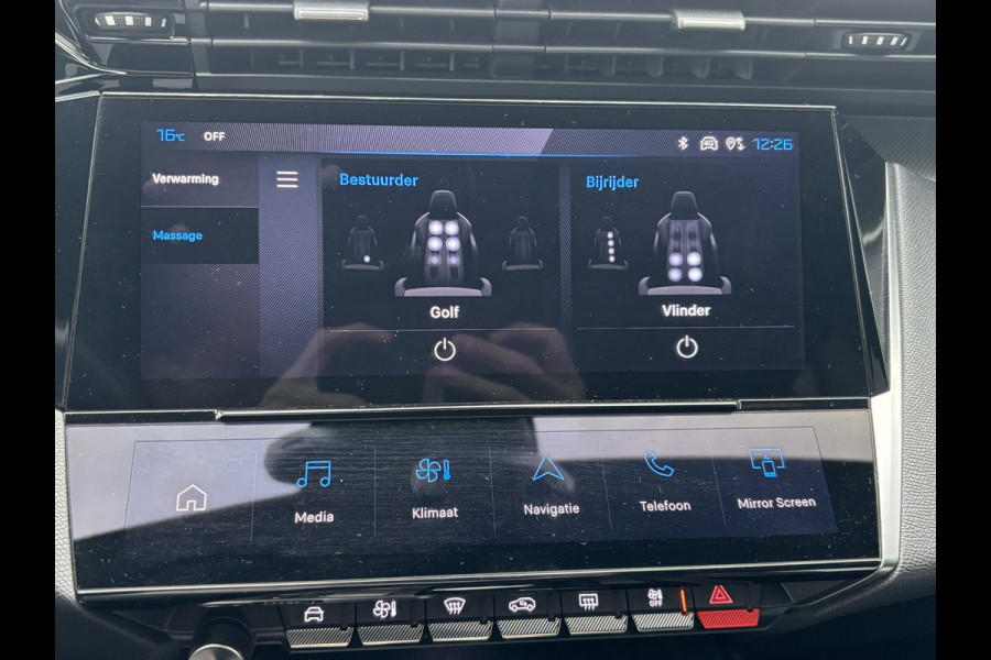 Peugeot 308 1.6 Plug-in Hybrid 225 GT STUUR + STOELVERW. MET MASSAGE| ELEK. STOEL| PANO| 360 CAMERA| ELEK. ACHTERKLEP| DODE HOEK| KEYLESS