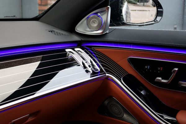Mercedes-Benz S-Klasse 450 e Lang AMG Line | Airmatic | Achterasbesturing | Distronic+ | Burmester High-End | Chauffeurspakket | Stoelventilatie V+A | 3D-Display | Vlakkenverwarming | Zonweringspakket |