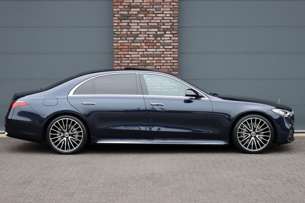 Mercedes-Benz S-Klasse 450 e Lang AMG Line | Airmatic | Achterasbesturing | Distronic+ | Burmester High-End | Chauffeurspakket | Stoelventilatie V+A | 3D-Display | Vlakkenverwarming | Zonweringspakket |
