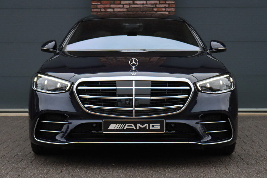 Mercedes-Benz S-Klasse 450 e Lang AMG Line | Airmatic | Achterasbesturing | Distronic+ | Burmester High-End | Chauffeurspakket | Stoelventilatie V+A | 3D-Display | Vlakkenverwarming | Zonweringspakket |