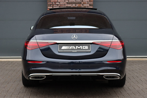 Mercedes-Benz S-Klasse 450 e Lang AMG Line | Airmatic | Achterasbesturing | Distronic+ | Burmester High-End | Chauffeurspakket | Stoelventilatie V+A | 3D-Display | Vlakkenverwarming | Zonweringspakket |
