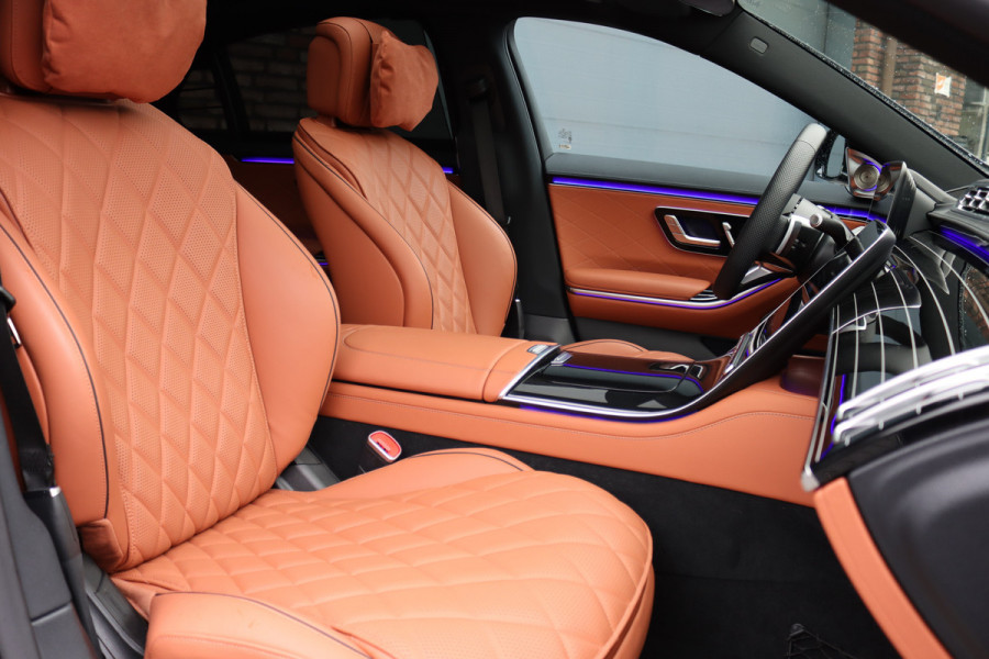 Mercedes-Benz S-Klasse 450 e Lang AMG Line | Airmatic | Achterasbesturing | Distronic+ | Burmester High-End | Chauffeurspakket | Stoelventilatie V+A | 3D-Display | Vlakkenverwarming | Zonweringspakket |