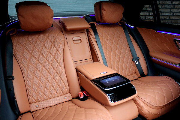Mercedes-Benz S-Klasse 450 e Lang AMG Line | Airmatic | Achterasbesturing | Distronic+ | Burmester High-End | Chauffeurspakket | Stoelventilatie V+A | 3D-Display | Vlakkenverwarming | Zonweringspakket |