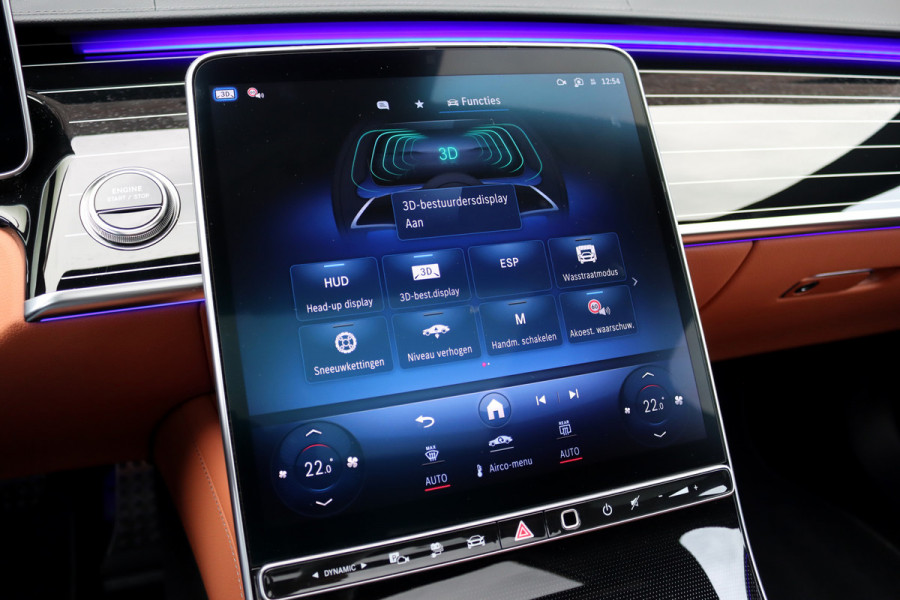 Mercedes-Benz S-Klasse 450 e Lang AMG Line | Airmatic | Achterasbesturing | Distronic+ | Burmester High-End | Chauffeurspakket | Stoelventilatie V+A | 3D-Display | Vlakkenverwarming | Zonweringspakket |