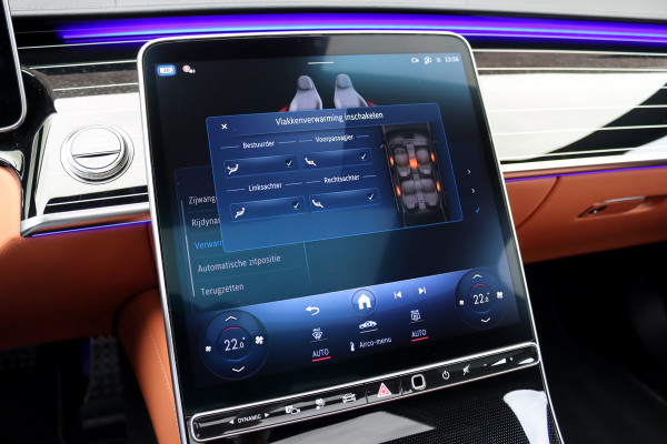 Mercedes-Benz S-Klasse 450 e Lang AMG Line | Airmatic | Achterasbesturing | Distronic+ | Burmester High-End | Chauffeurspakket | Stoelventilatie V+A | 3D-Display | Vlakkenverwarming | Zonweringspakket |