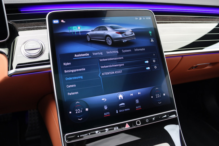 Mercedes-Benz S-Klasse 450 e Lang AMG Line | Airmatic | Achterasbesturing | Distronic+ | Burmester High-End | Chauffeurspakket | Stoelventilatie V+A | 3D-Display | Vlakkenverwarming | Zonweringspakket |