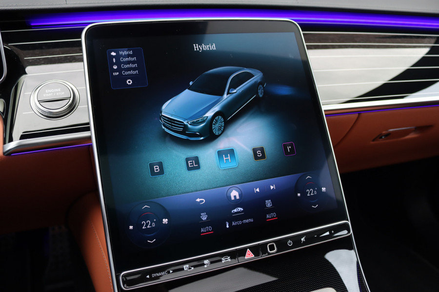 Mercedes-Benz S-Klasse 450 e Lang AMG Line | Airmatic | Achterasbesturing | Distronic+ | Burmester High-End | Chauffeurspakket | Stoelventilatie V+A | 3D-Display | Vlakkenverwarming | Zonweringspakket |