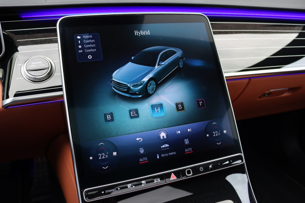 Mercedes-Benz S-Klasse 450 e Lang AMG Line | Airmatic | Achterasbesturing | Distronic+ | Burmester High-End | Chauffeurspakket | Stoelventilatie V+A | 3D-Display | Vlakkenverwarming | Zonweringspakket |