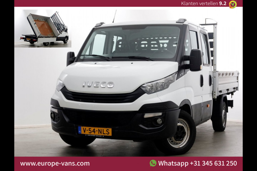 Iveco Daily 35S14 316pk E6 L2H1 D.C. 3-Zijdige Kipper Airco/Trekhaak 3500kg 02-2018