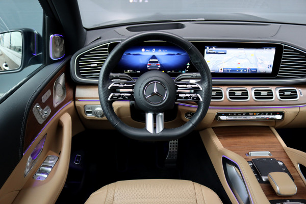Mercedes-Benz GLS 580 V8 4MATIC AMG Line | Facelift | Airmatic | Panoramadak | Massage | Stoelventilatie | Memory | Burmester High End | HUD | Surround Camera | Trekhaak | Soft-Close | Vlakkenverwarming |