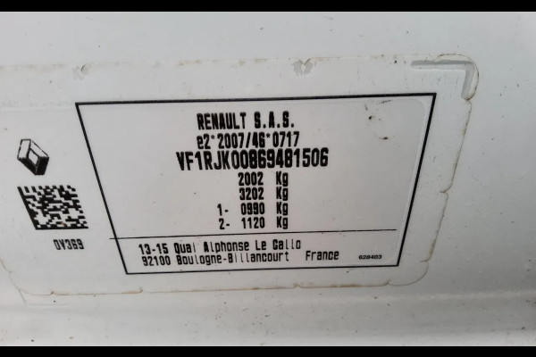 Renault Express 75 PK - EURO 6 - ZIJSCHUIFDEUR - VRG-35-Z