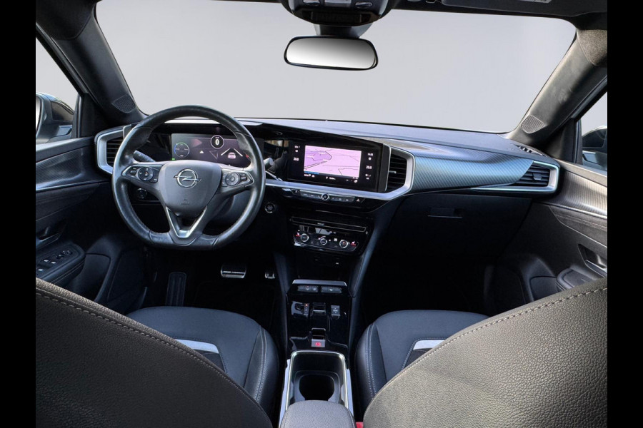 Opel Mokka Electric Ultimate 50 kWh fase 3, vol opties, achteruitrijcamera, 1/2 leder, 18 inch, led verlichting, stoelverwarming