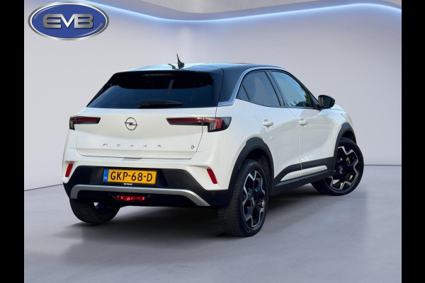 Opel Mokka Electric Ultimate 50 kWh fase 3, vol opties, achteruitrijcamera, 1/2 leder, 18 inch, led verlichting, stoelverwarming