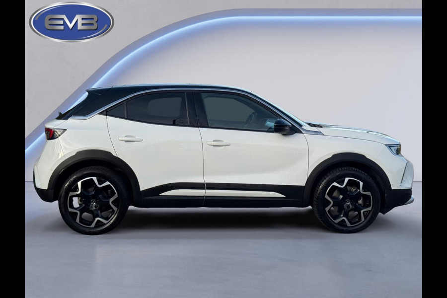 Opel Mokka Electric Ultimate 50 kWh fase 3, vol opties, achteruitrijcamera, 1/2 leder, 18 inch, led verlichting, stoelverwarming