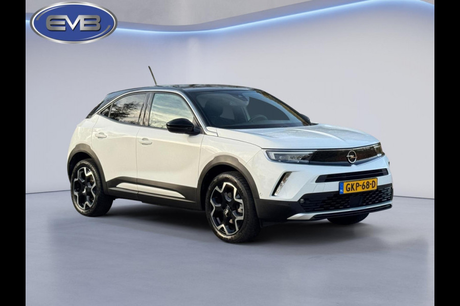 Opel Mokka Electric Ultimate 50 kWh fase 3, vol opties, achteruitrijcamera, 1/2 leder, 18 inch, led verlichting, stoelverwarming