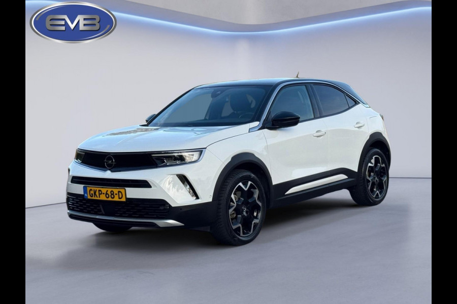 Opel Mokka Electric Ultimate 50 kWh fase 3, vol opties, achteruitrijcamera, 1/2 leder, 18 inch, led verlichting, stoelverwarming