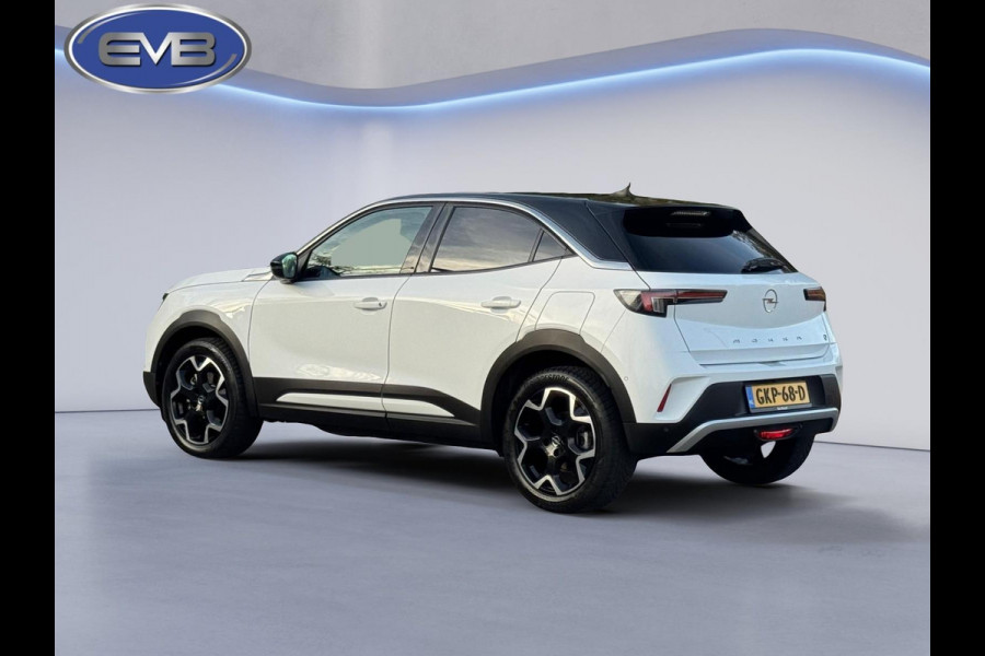 Opel Mokka Electric Ultimate 50 kWh fase 3, vol opties, achteruitrijcamera, 1/2 leder, 18 inch, led verlichting, stoelverwarming