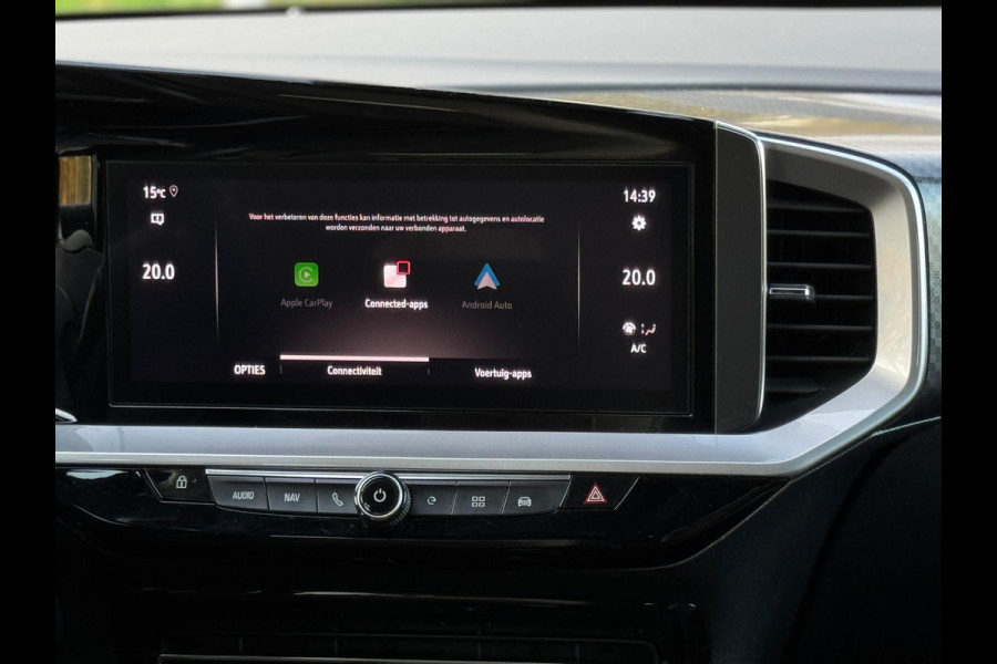 Opel Mokka Electric Ultimate 50 kWh fase 3, vol opties, achteruitrijcamera, 1/2 leder, 18 inch, led verlichting, stoelverwarming