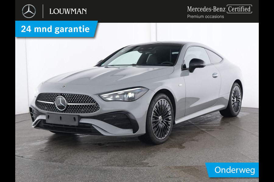 Mercedes-Benz CLE Coupé 300 e AMG Plug-In Hybride AMG Line Premium Plus | Night Pakket | Trekhaak | Distronic | Panorama Schuif-Kanteldak | Stuur en Stoelverwarming. Inclusief 24 maanden MB Certified garantie voor Europa.