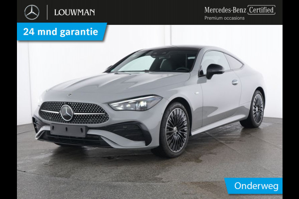 Mercedes-Benz CLE Coupé 300 e AMG Plug-In Hybride AMG Line Premium Plus | Night Pakket | Trekhaak | Distronic | Panorama Schuif-Kanteldak | Stuur en Stoelverwarming. Inclusief 24 maanden MB Certified garantie voor Europa.