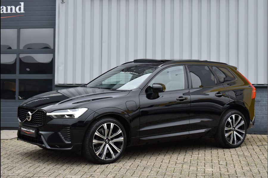 Volvo XC60 2.0 Recharge T8 AWD R-Design 455 Pk Pano Luchtvering Trekhaak Keyless Leder 21 Inch