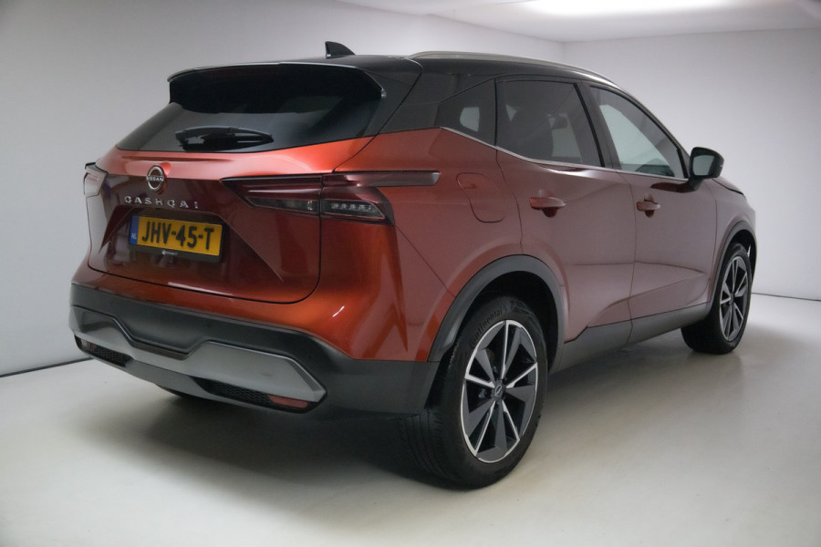 Nissan QASHQAI 1.3 MHEV Tekna | 360 Camera | Panoramadak | Navigatie | Keyless | Led Electrische Achterklep, Adaptive Cruise, PDC V+A