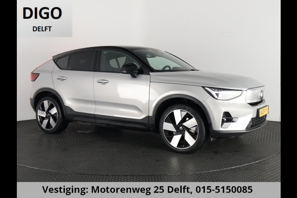 Volvo C40 RECHARGE TWIN INTRO AWD 78 KW/408 PK ACCU 92% BIJNA 2022.GARANTIE TOT 2032** 1800 KG TREKGEWICHT. PANODAK