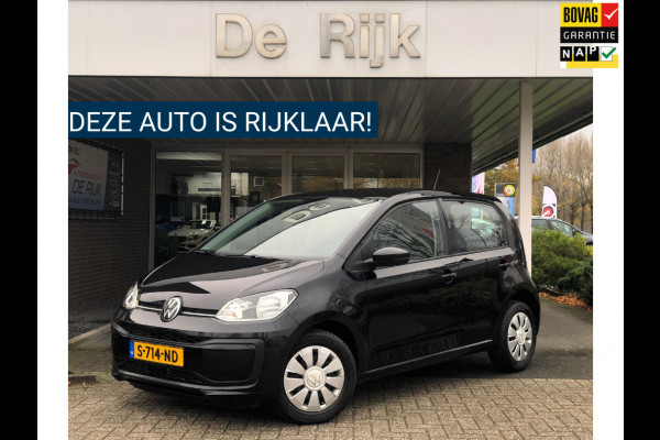 Volkswagen up! 1.0 RIJKLAAR! | Airco, Bluetooth, DAB Radio, El. Ramen | NAP |