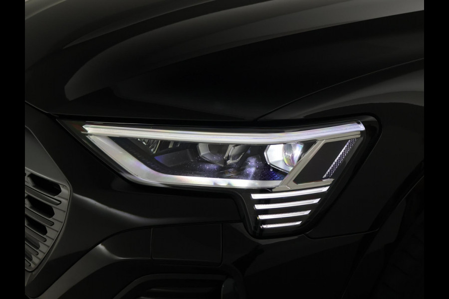 Audi Q8 e-tron 55 QUATTRO 115 kWh 408 PK S EDITION S-LINE + TREKHAAK 1800 KG | LUCHTVERING | HEAD-UP | LEDER SPORTINTERIEUR