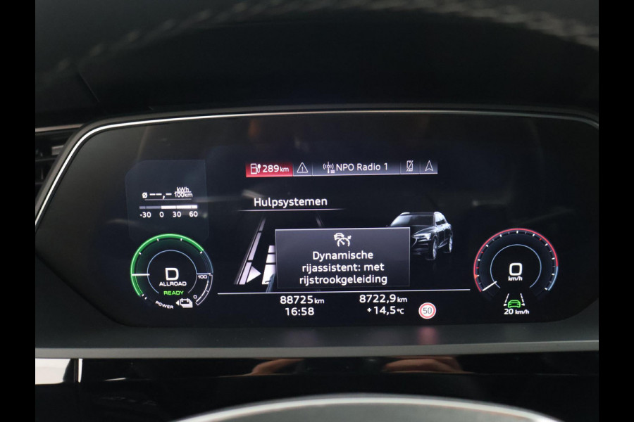 Audi Q8 e-tron 55 QUATTRO 115 kWh 408 PK S EDITION S-LINE + TREKHAAK 1800 KG | LUCHTVERING | HEAD-UP | LEDER SPORTINTERIEUR