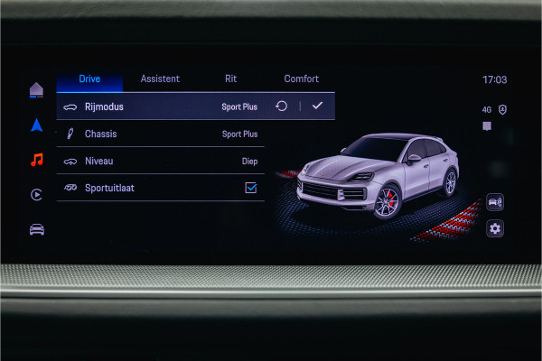 Porsche Cayenne Coupé 3.0 E-Hybrid Black Edition | Sport Chrono | Luchtvering | Adaptieve (18-voudige) sportstoelen met verwarming en verkoeling |