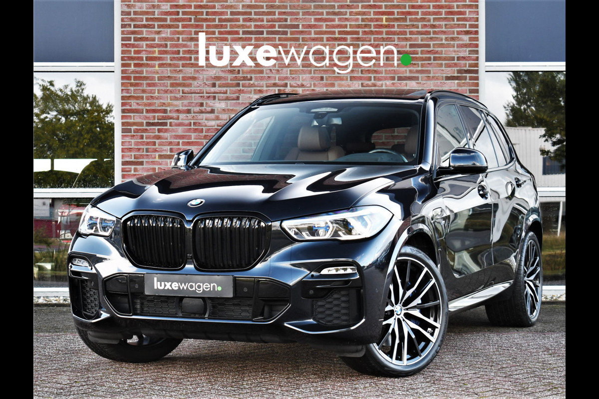 BMW X5 xDrive45e 394pk M-Sport Pano ACC Trekh HUD H/K 4wielbest 22inch