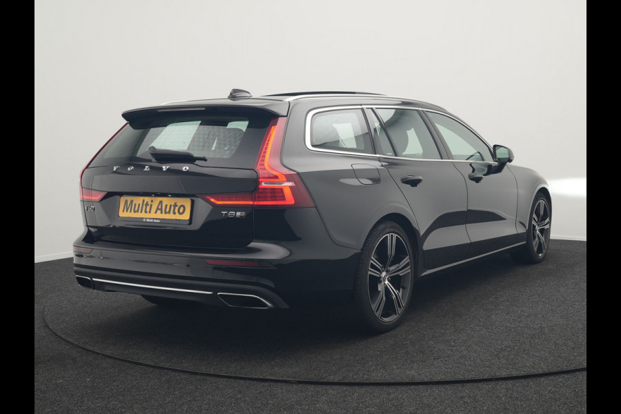 Volvo V60 2.0 T8 Recharge AWD Inscription 392pk Dealer O.H PHEV | Trekhaak Af Fabriek | Panodak | Head Up | Adaptive Cruise | 360 Camera | Bowers & Wilkins | Lederen Sporstoelen Memory & Ventilatie | Apple Carplay | Verwarmde Stoelen & Stuur | 19"L.M