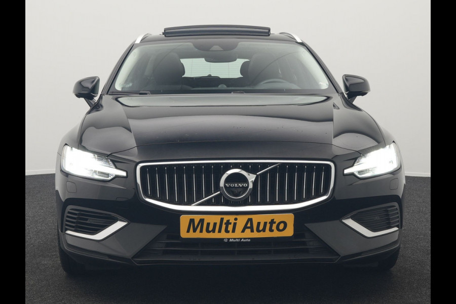 Volvo V60 2.0 T8 Recharge AWD Inscription 392pk Dealer O.H PHEV | Trekhaak Af Fabriek | Panodak | Head Up | Adaptive Cruise | 360 Camera | Bowers & Wilkins | Lederen Sporstoelen Memory & Ventilatie | Apple Carplay | Verwarmde Stoelen & Stuur | 19"L.M