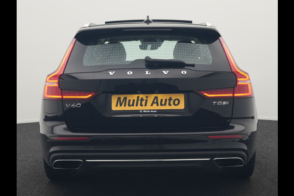Volvo V60 2.0 T8 Recharge AWD Inscription 392pk Dealer O.H PHEV | Trekhaak Af Fabriek | Panodak | Head Up | Adaptive Cruise | 360 Camera | Bowers & Wilkins | Lederen Sporstoelen Memory & Ventilatie | Apple Carplay | Verwarmde Stoelen & Stuur | 19"L.M