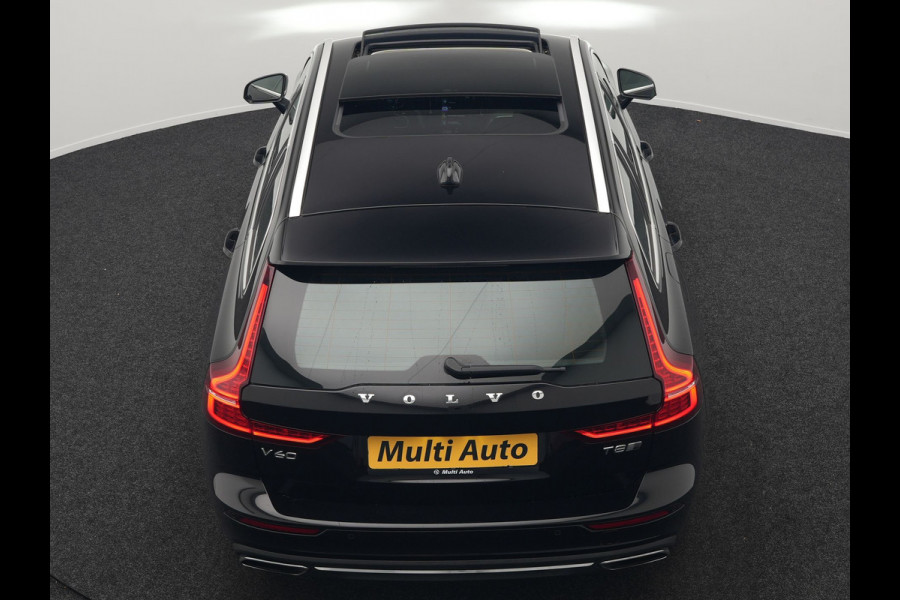 Volvo V60 2.0 T8 Recharge AWD Inscription 392pk Dealer O.H PHEV | Trekhaak Af Fabriek | Panodak | Head Up | Adaptive Cruise | 360 Camera | Bowers & Wilkins | Lederen Sporstoelen Memory & Ventilatie | Apple Carplay | Verwarmde Stoelen & Stuur | 19"L.M