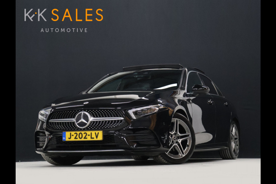 Mercedes-Benz A-Klasse 200 AMG Sport [SFEERVERLICHTING, SCHUIFKANTELDAK, CAMERA, PDC 360, MEMORY SEATS, STOELVERWARMING, CRUISE CONTROL, FLIPPERS, NAVIGATIE, NIEUWSTAAT]