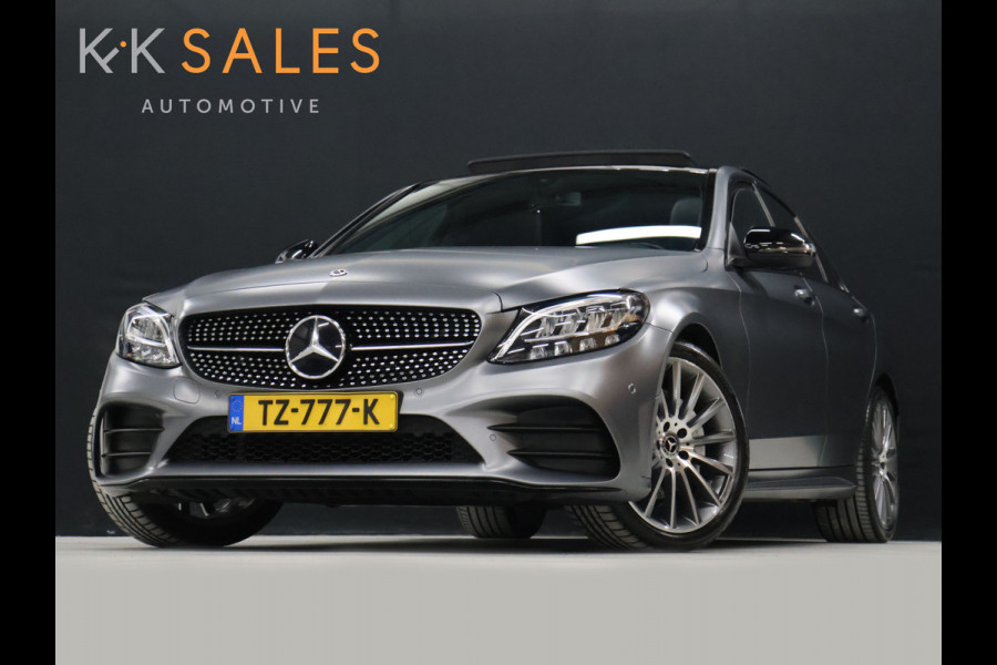 Mercedes-Benz C-Klasse 180 AMG Sport NW MODEL [SCHUIFKANTELDAK, SFEERVERLICHTING, APPLE CARPLAY, ANDROID, CAMERA, STOELVERWARMING, VOL LEDER, CRUISE, CLIMATE, NIEUWSTAAT]