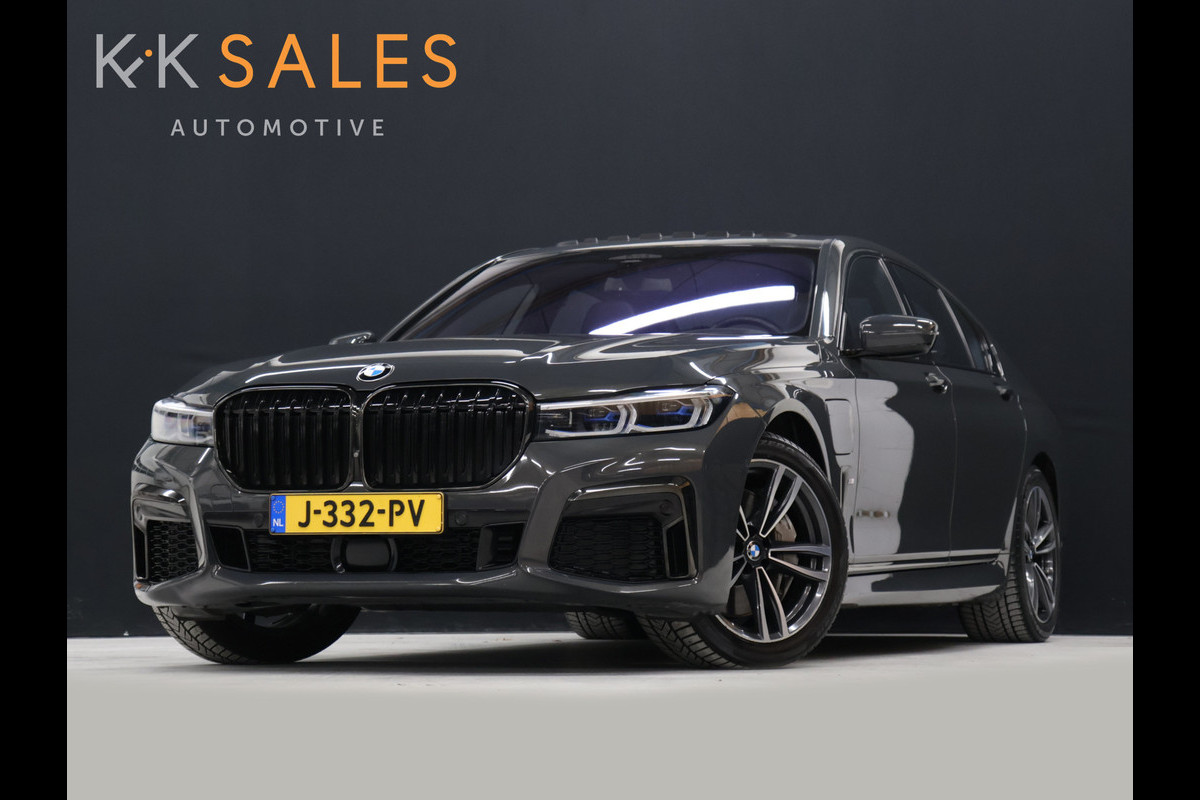 BMW 7 Serie 745e High Executive M Sport [SCHUIFKANTELDAK, HARMAN/KARDON, APPLE CARPLAY, ANDROID, ELEKTRISCH VERSTELBARE STOELEN V+A, STOELMASSAGE V+A, LUCHTVERING, 360 CAMERA, HEAD-UP, STUURVERWARMING, STOELVERKOELING, STOELVERWARM