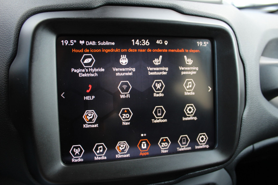 Jeep Renegade 4xe 190 Plug-in Hybrid Electric Limited | BLIS | Leder | Adaptieve Cruis | Navigatie | Camera