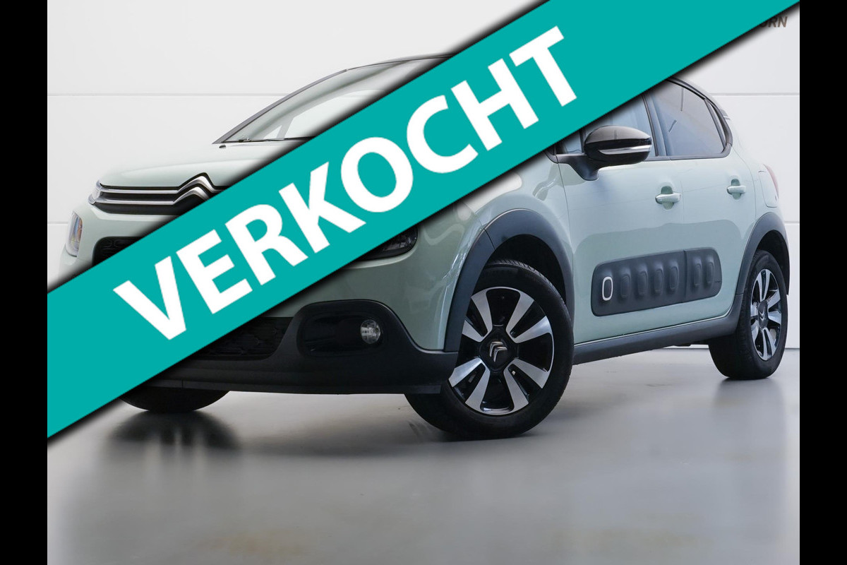 Citroën C3 1.2 PureTech Shine (APPLE CARPLAY,LED,PANORAMA,STOELVERWARMING,CLIMATE,CRUISE,PARKEERSENSOREN,LM-VELGEN,TOPCONDITIE)