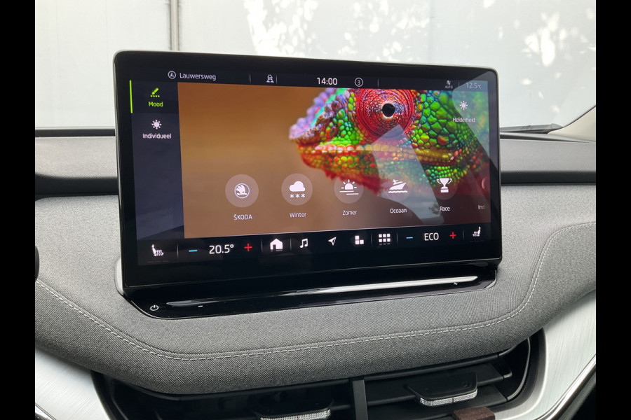 Škoda ENYAQ iV 80 Trekhaak Stoel/Stuurverw Carplay Warmtepomp Trekhaak 100% Elektrisch NL-Auto!