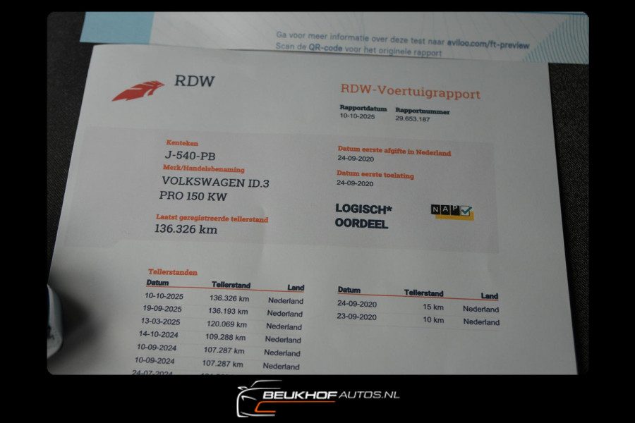Volkswagen ID.3 First Plus 58 kWh Trekhaak Carplay Soh 92%
