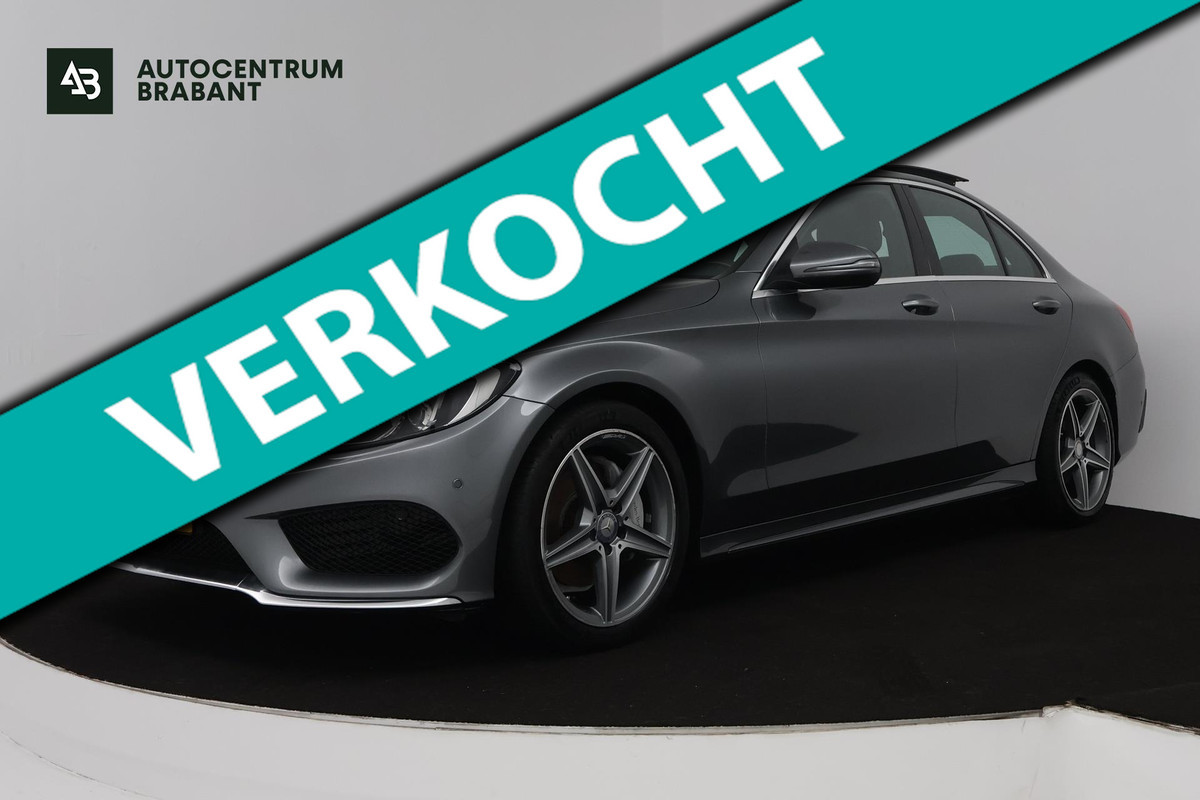 Mercedes-Benz C-Klasse 180 Business Solution (PANORAMADAK, TREKHAAK, CAMERA, ELEKTR STOELEN, LEER, NAVIGATIE, SENSOREN)