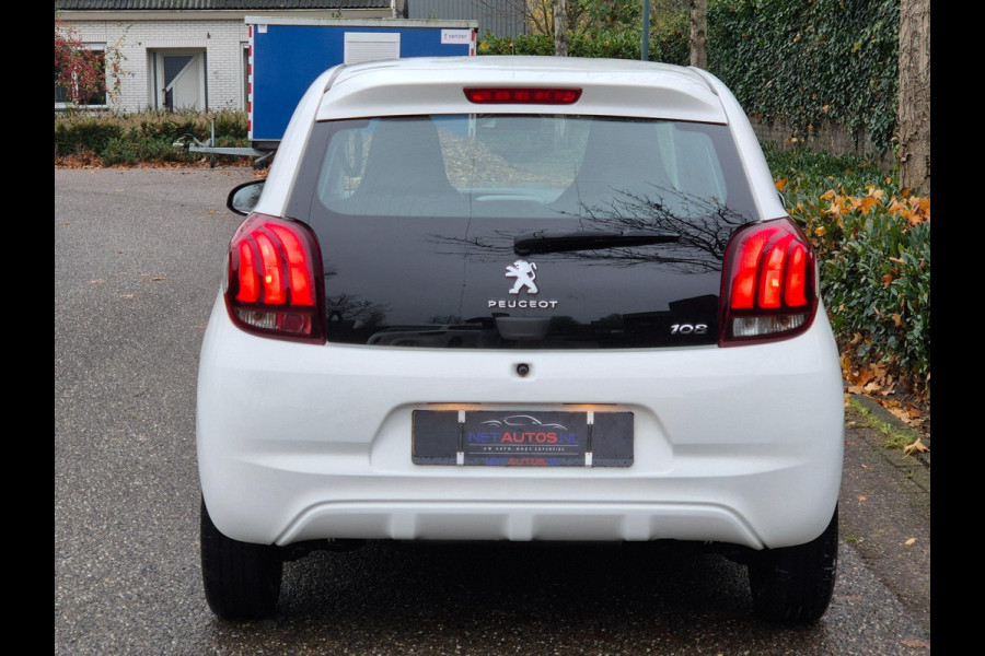 Peugeot 108 12mnd GARANTIE Automaat NL NAP Flippers Bluetooth USB AUX Sport Wit Dealeronderhouden APK tot 7-2027 1.0 e-VTi Active
