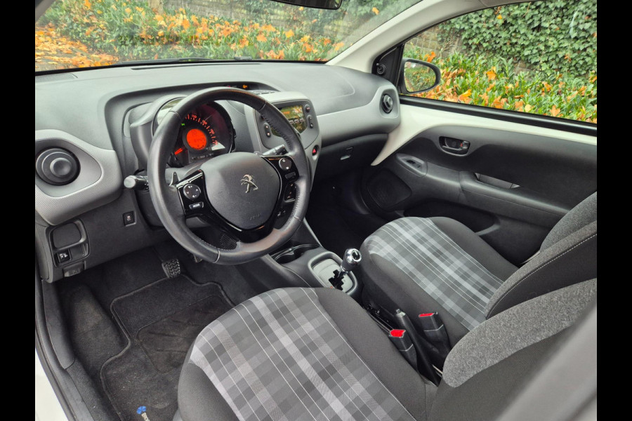 Peugeot 108 12mnd GARANTIE Automaat NL NAP Flippers Bluetooth USB AUX Sport Wit Dealeronderhouden APK tot 7-2027 1.0 e-VTi Active