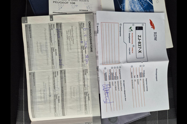 Peugeot 108 12mnd GARANTIE Automaat NL NAP Flippers Bluetooth USB AUX Sport Wit Dealeronderhouden APK tot 7-2027 1.0 e-VTi Active