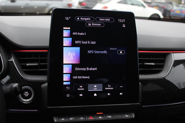 Renault Arkana 1.3 TCe 140 R.S. Line / Camera / Leder / 18'' / Bose / Keyless / Sfeerverlichting / Navigatie / Dodehoek / DAB / ACC / Stoelverwarming