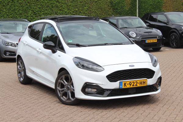 Ford Fiesta 1.0 EcoBoost ST-Line X / Panoramadak / Navigatie / Full LED / 17'' / Keyless / Stuur+stoelverwarming / Parkeerhulp achter / DAB / Cruise Control